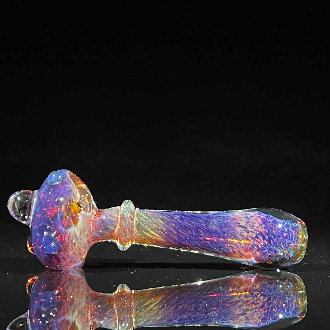 Purple Magic Marbled Spoon Glass Pipe Beezy Glass