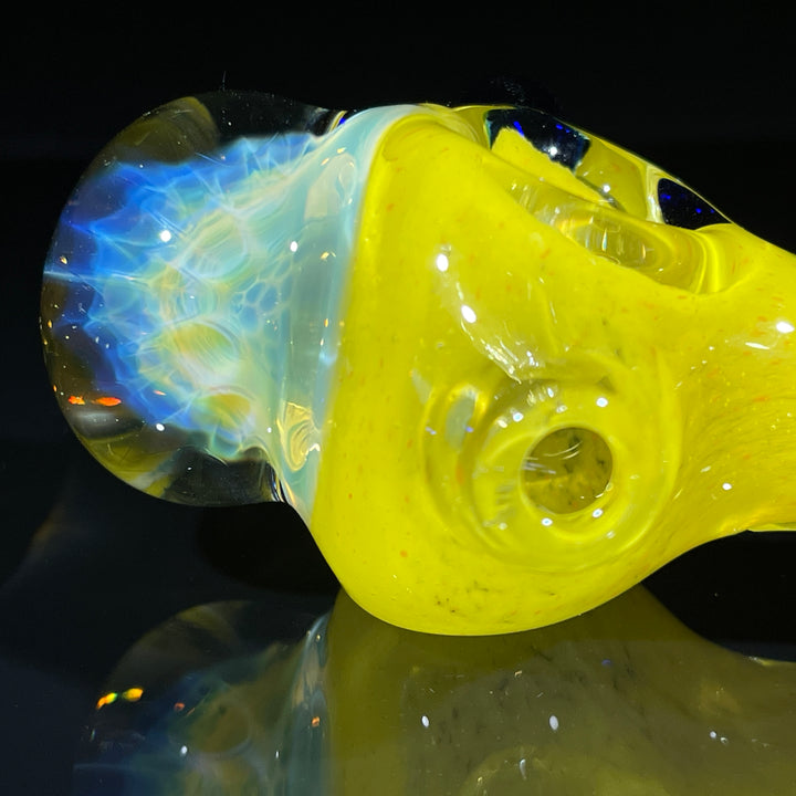 Frit Honeycomb Spoon Glass Pipe Catfish Glass