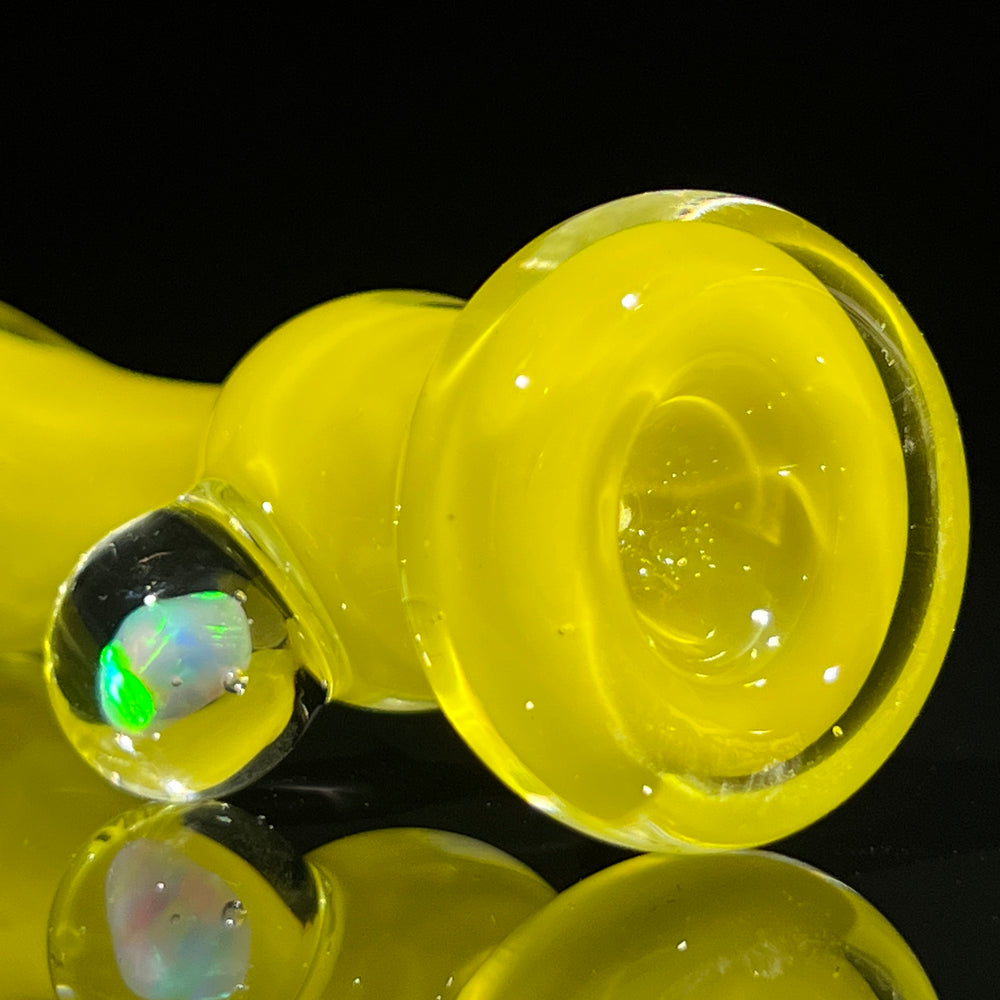 Lemon Opal Chillum Glass Pipe Beezy Glass