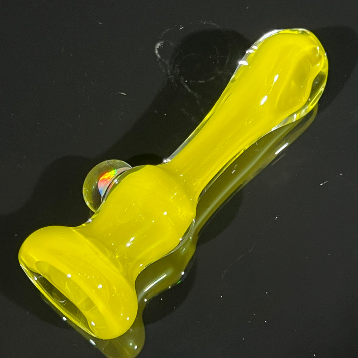 Lemon Opal Chillum Glass Pipe Beezy Glass