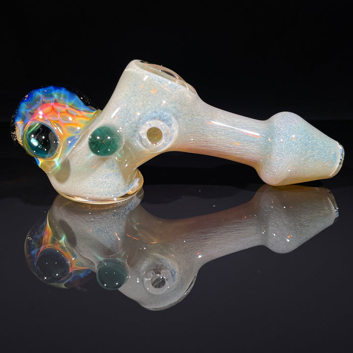 Frit Honeycomb Hammer Glass Pipe Catfish Glass