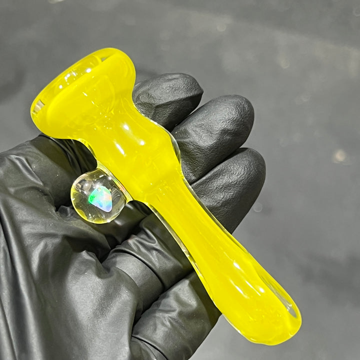 Lemon Opal Chillum Glass Pipe Beezy Glass