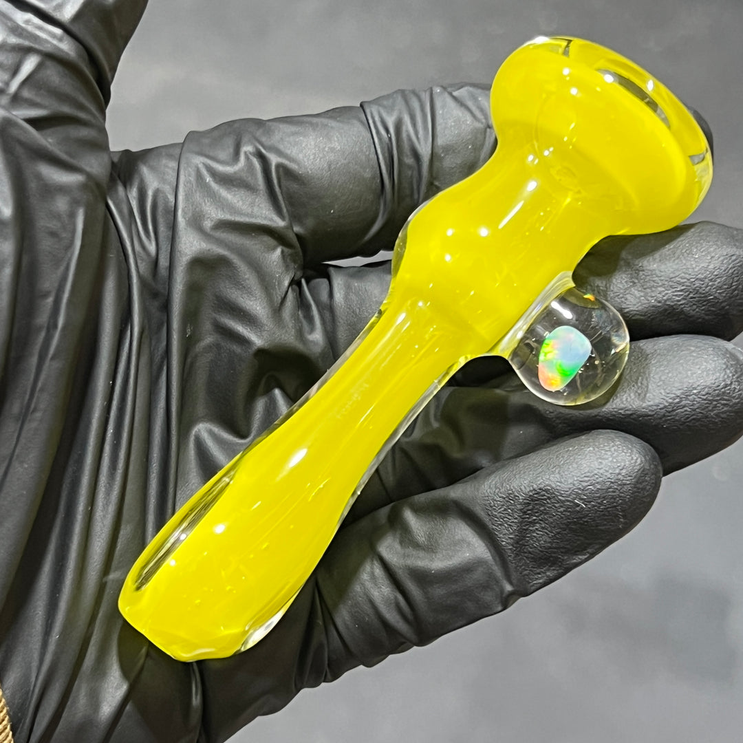 Lemon Opal Chillum Glass Pipe Beezy Glass