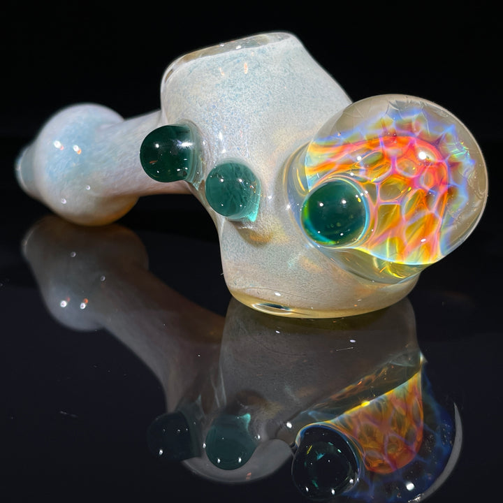 Frit Honeycomb Hammer Glass Pipe Catfish Glass