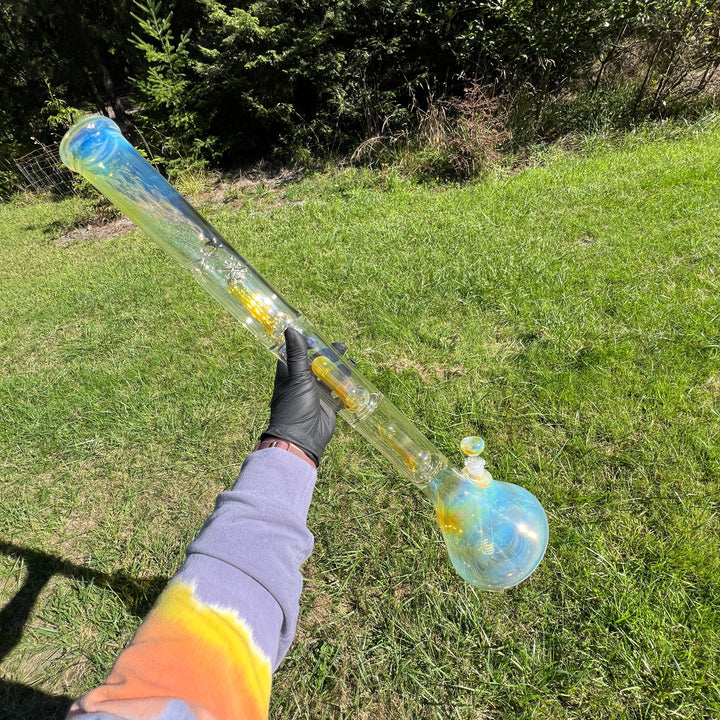 25" Fumed Quad Beaker Bong Glass Pipe Mary Jane's Glass   