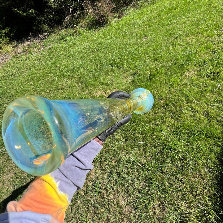 25" Fumed Quad Beaker Bong Glass Pipe Mary Jane's Glass   