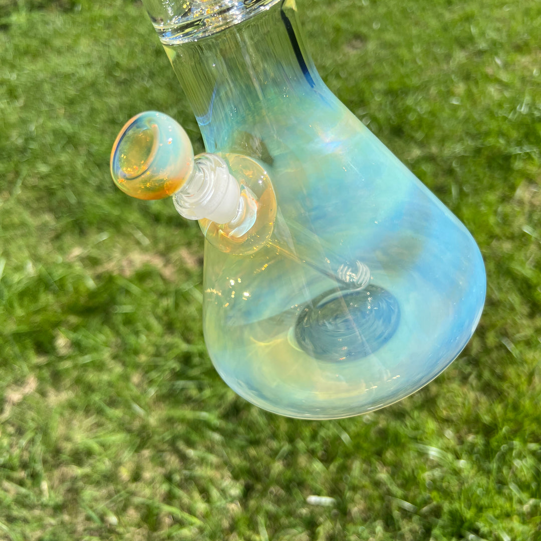 25" Fumed Quad Beaker Bong Glass Pipe Mary Jane's Glass   