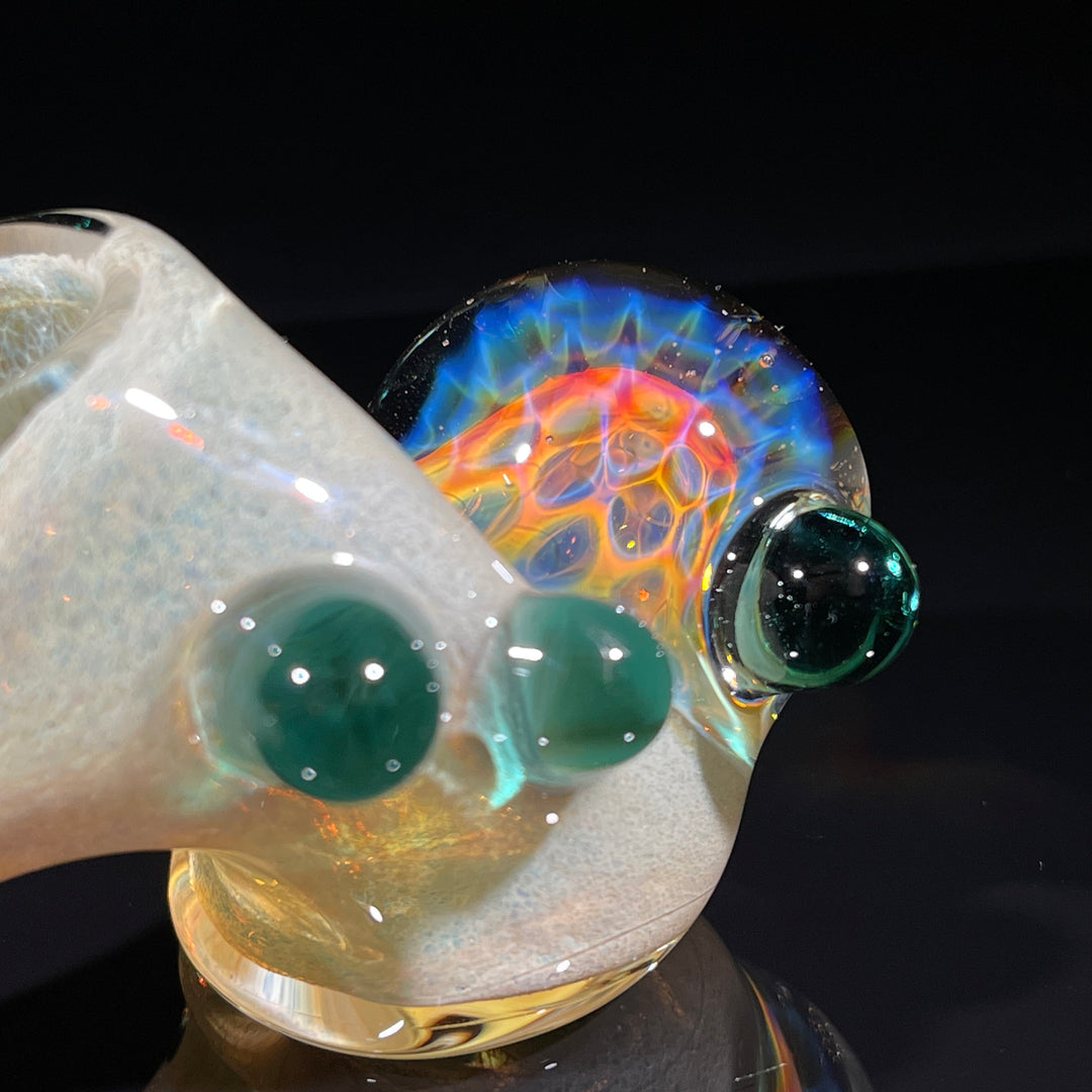 Frit Honeycomb Hammer Glass Pipe Catfish Glass