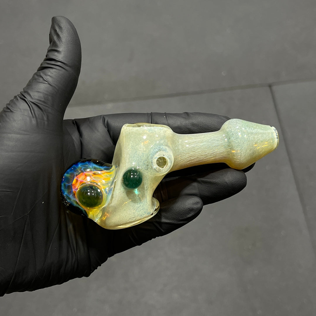 Frit Honeycomb Hammer Glass Pipe Catfish Glass