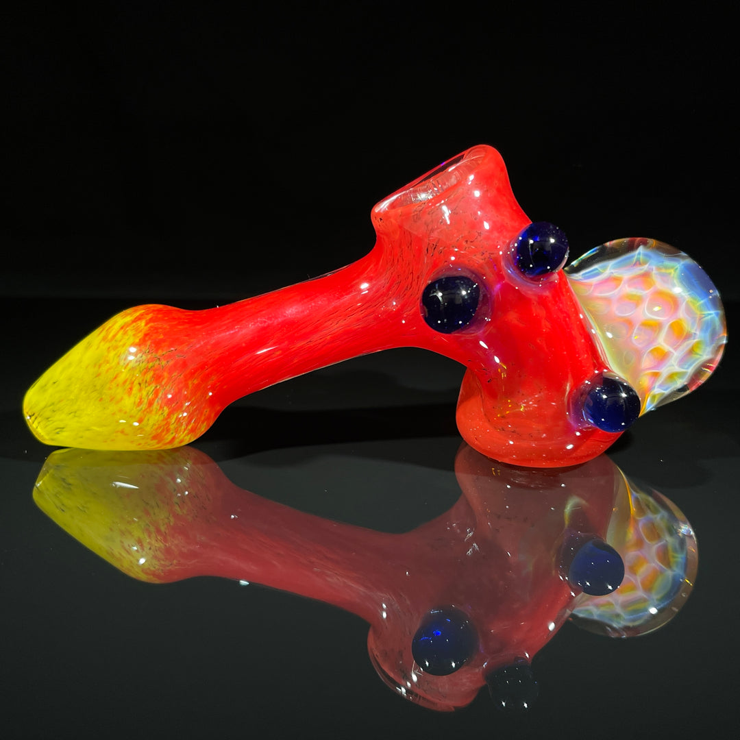 Frit Honeycomb Hammer Glass Pipe Catfish Glass