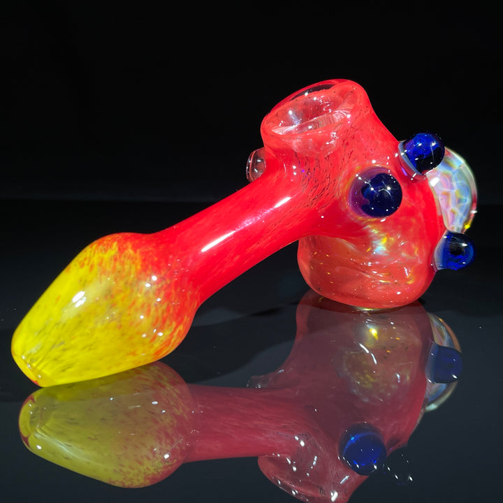 Frit Honeycomb Hammer Glass Pipe Catfish Glass