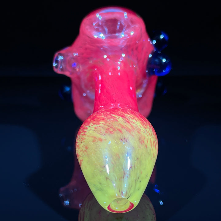 Frit Honeycomb Hammer Glass Pipe Catfish Glass