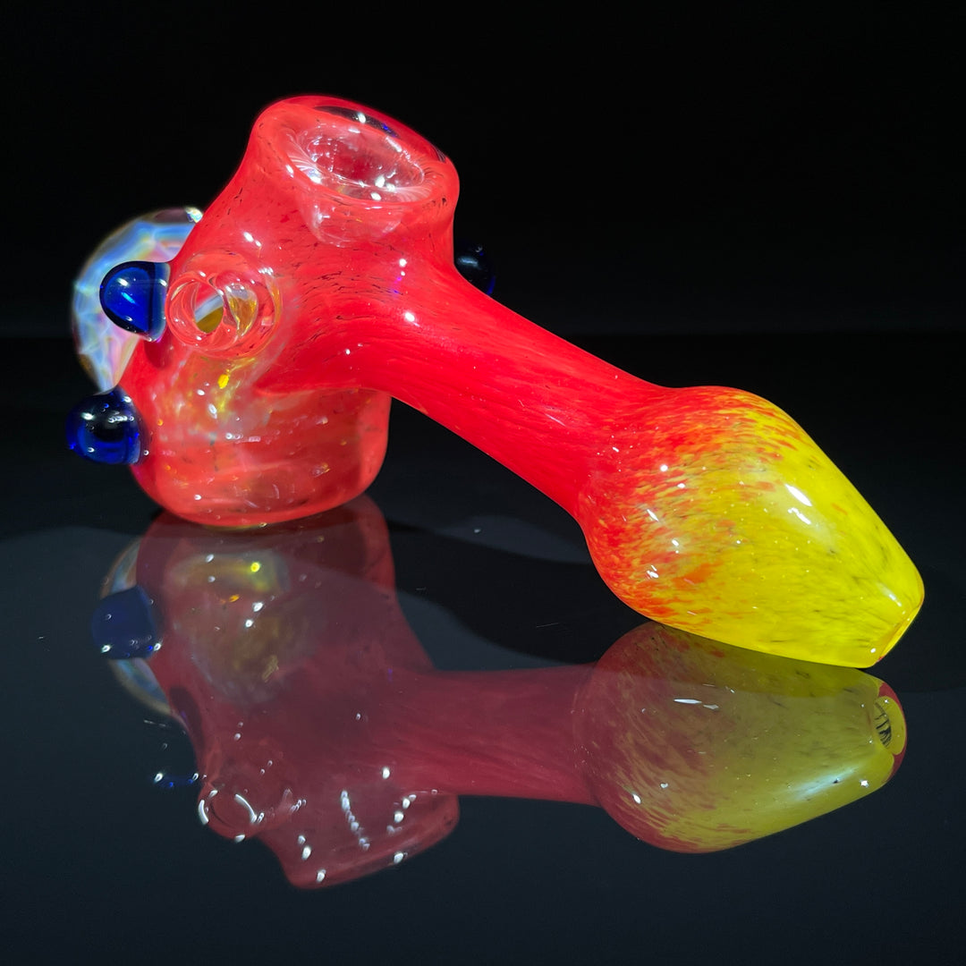 Frit Honeycomb Hammer Glass Pipe Catfish Glass