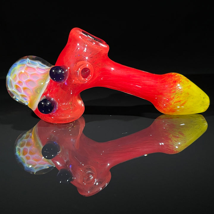 Frit Honeycomb Hammer Glass Pipe Catfish Glass