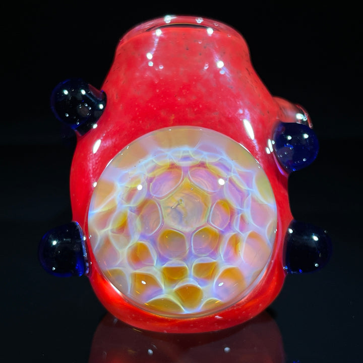 Frit Honeycomb Hammer Glass Pipe Catfish Glass