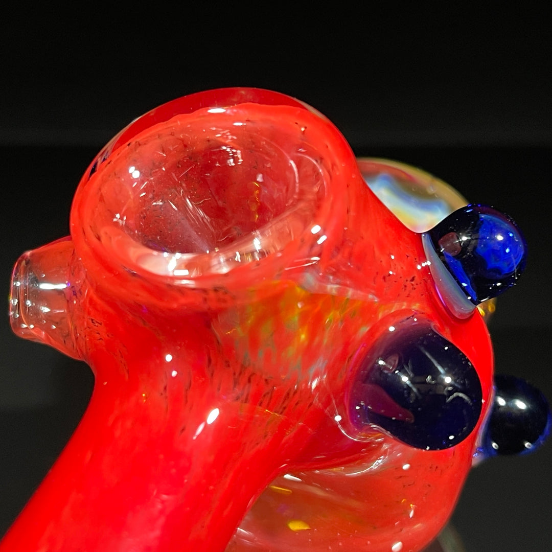 Frit Honeycomb Hammer Glass Pipe Catfish Glass