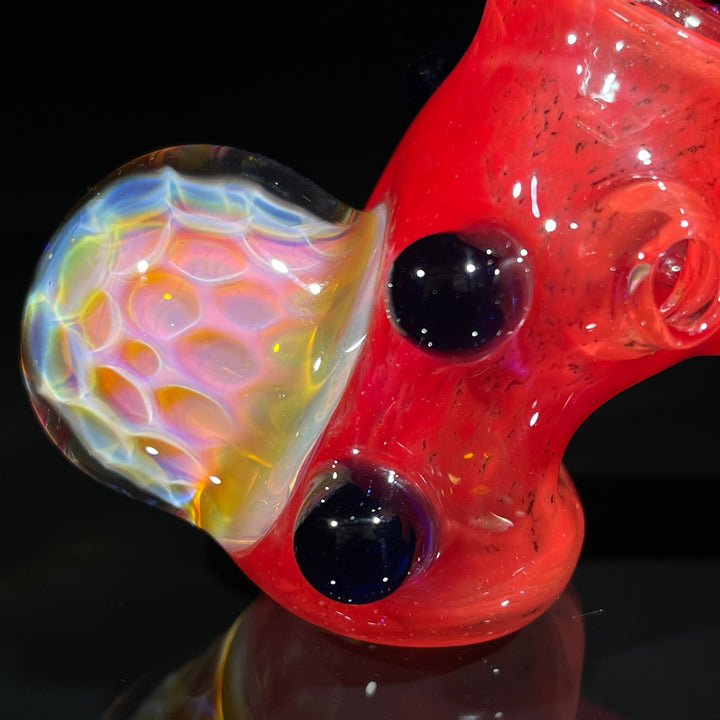 Frit Honeycomb Hammer Glass Pipe Catfish Glass