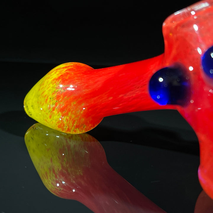 Frit Honeycomb Hammer Glass Pipe Catfish Glass