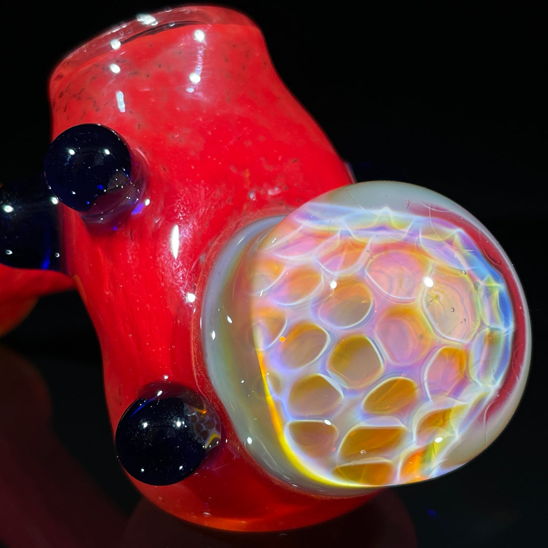 Frit Honeycomb Hammer Glass Pipe Catfish Glass