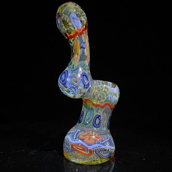 Inside Out Sherlock Bubbler Glass Pipe Tiny Mike   