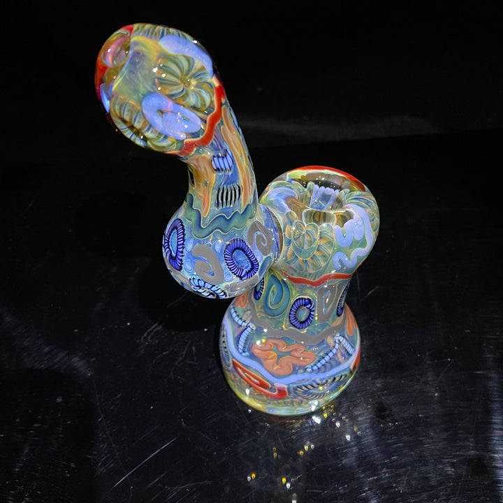 Inside Out Sherlock Bubbler Glass Pipe Tiny Mike   