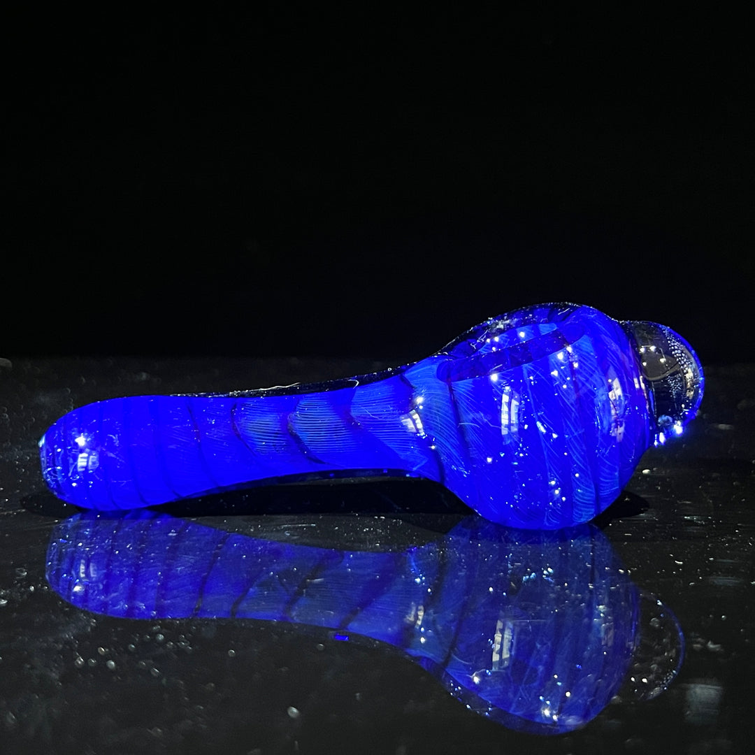 Tahoe Blue Coil Glass Pipe Glass Pipe Schutz Glass   