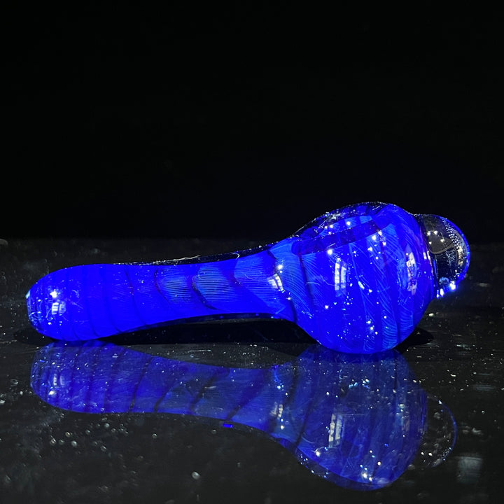 Tahoe Blue Coil Glass Pipe Glass Pipe Schutz Glass   