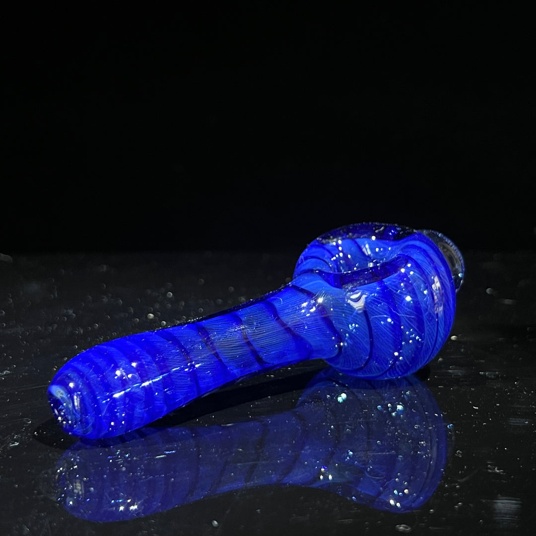 Tahoe Blue Coil Glass Pipe Glass Pipe Schutz Glass   