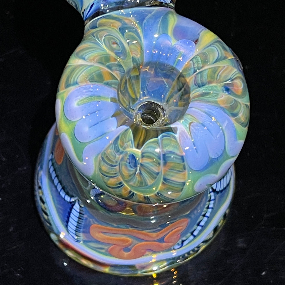 Inside Out Sherlock Bubbler Glass Pipe Tiny Mike   