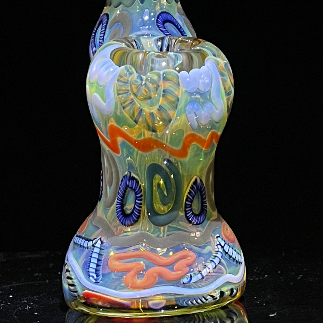 Inside Out Sherlock Bubbler Glass Pipe Tiny Mike   