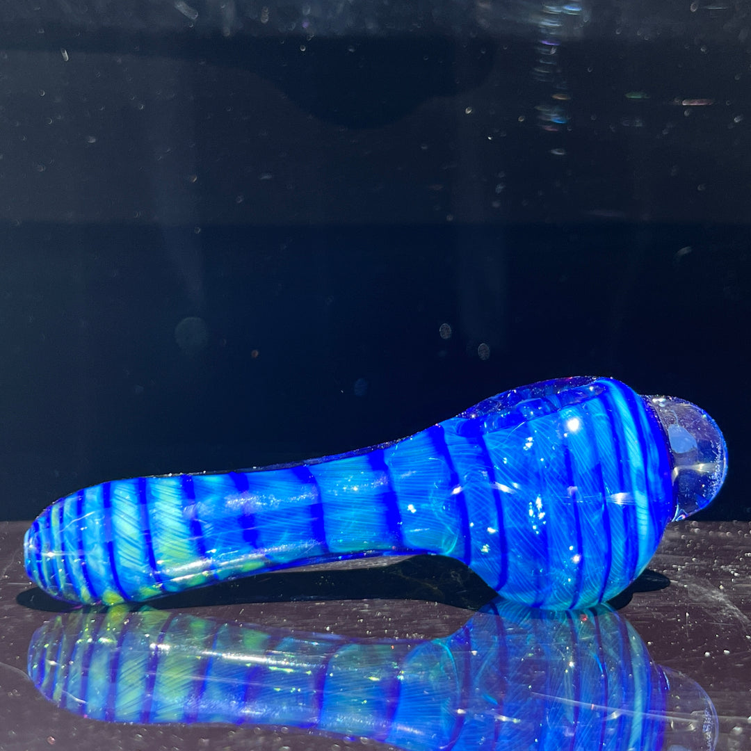 Tahoe Blue Coil Glass Pipe Glass Pipe Schutz Glass   