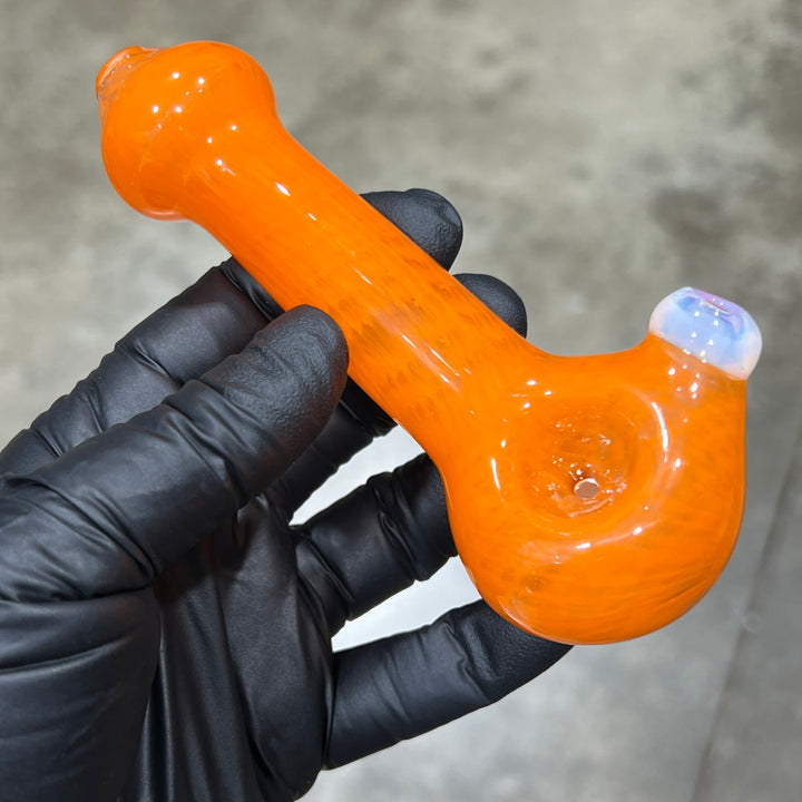 Citrus Orange Fume Spoon Glass Pipe Cose Glass   