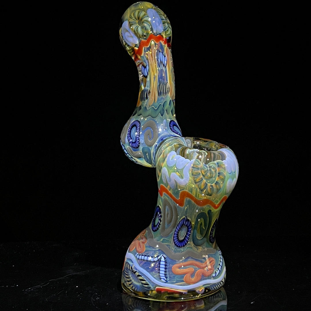 Inside Out Sherlock Bubbler Glass Pipe Tiny Mike   