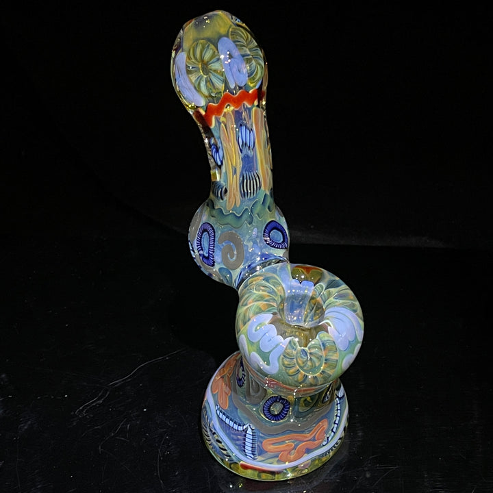 Inside Out Sherlock Bubbler Glass Pipe Tiny Mike   