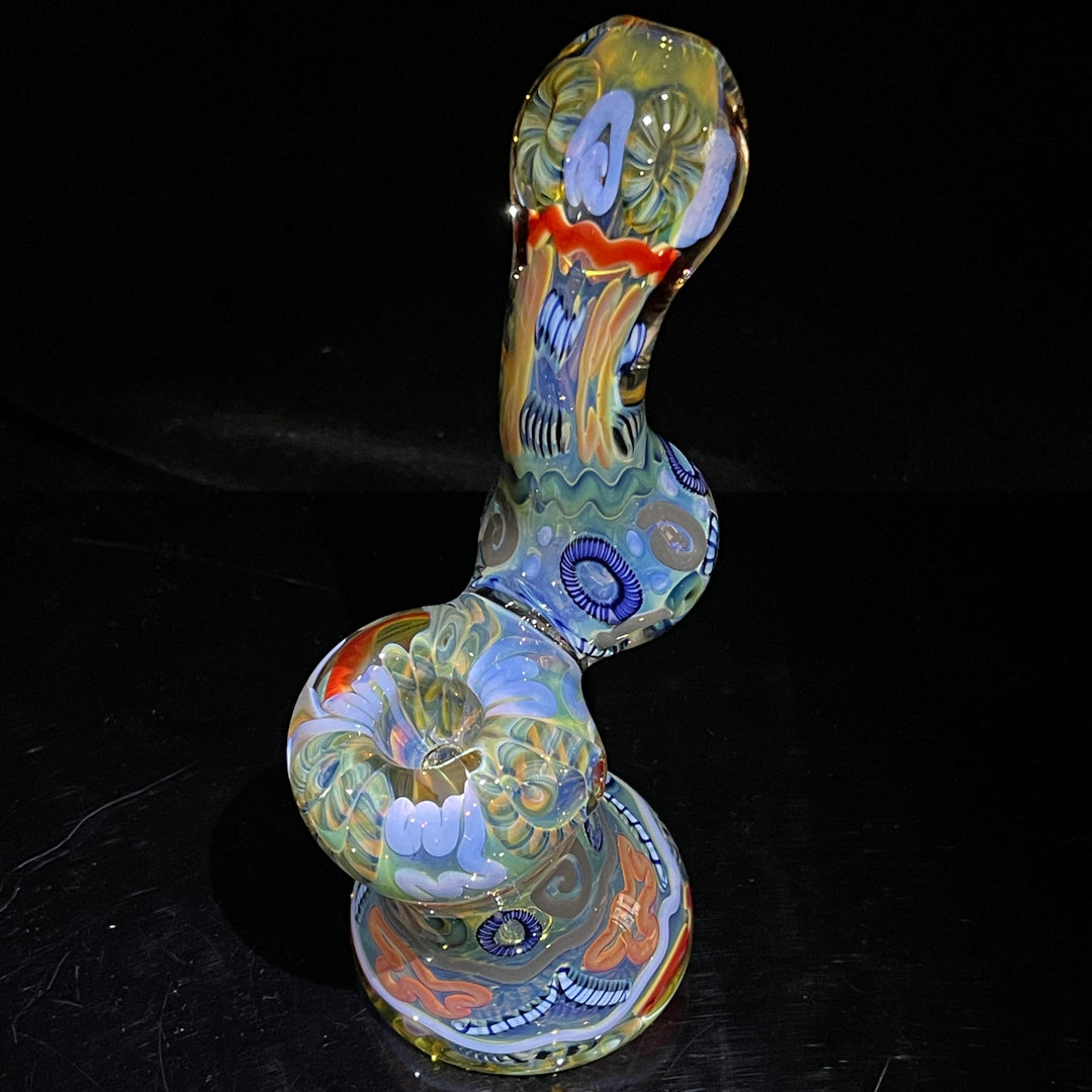 Inside Out Sherlock Bubbler Glass Pipe Tiny Mike   