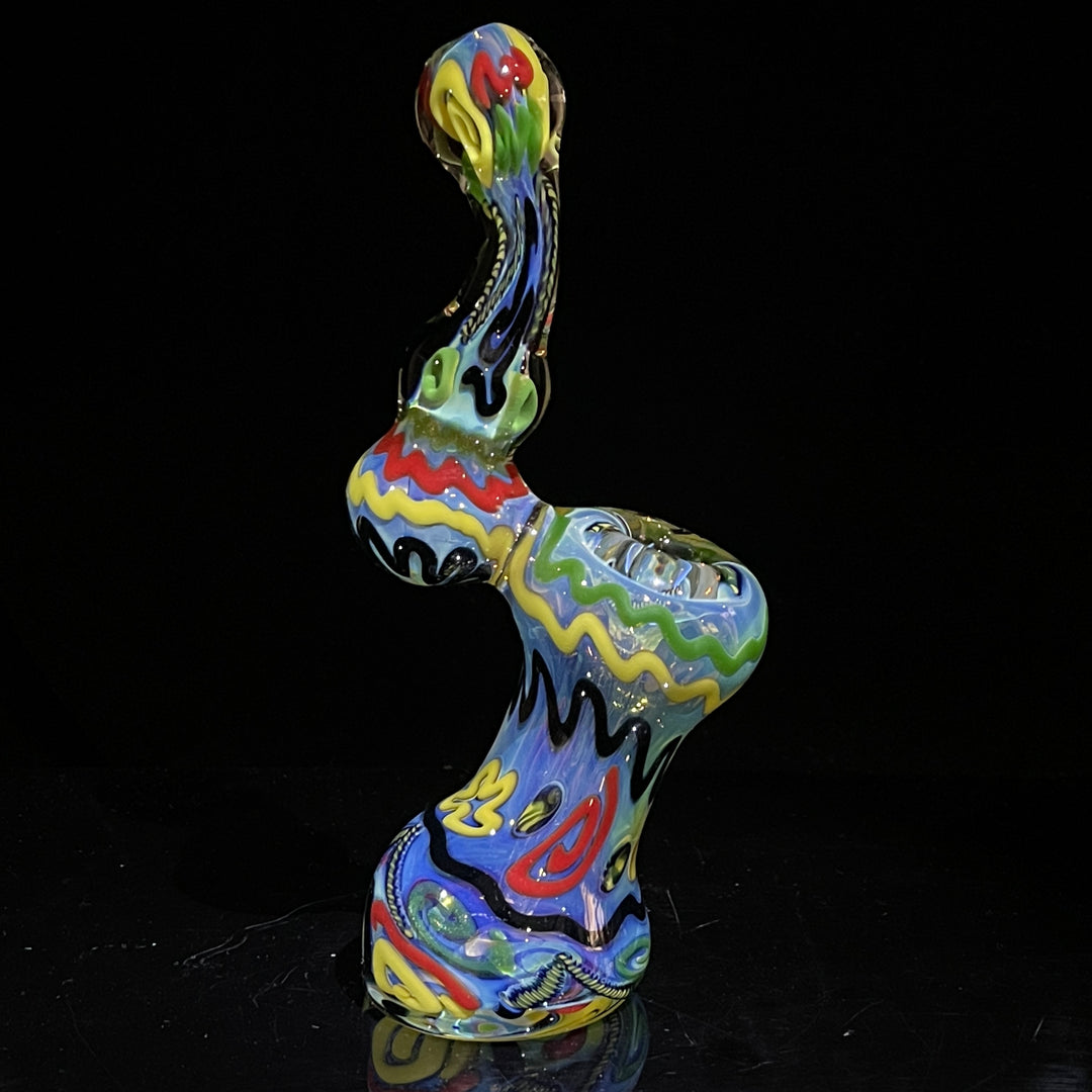 Inside Out Sherlock Bubbler Glass Pipe Tiny Mike   