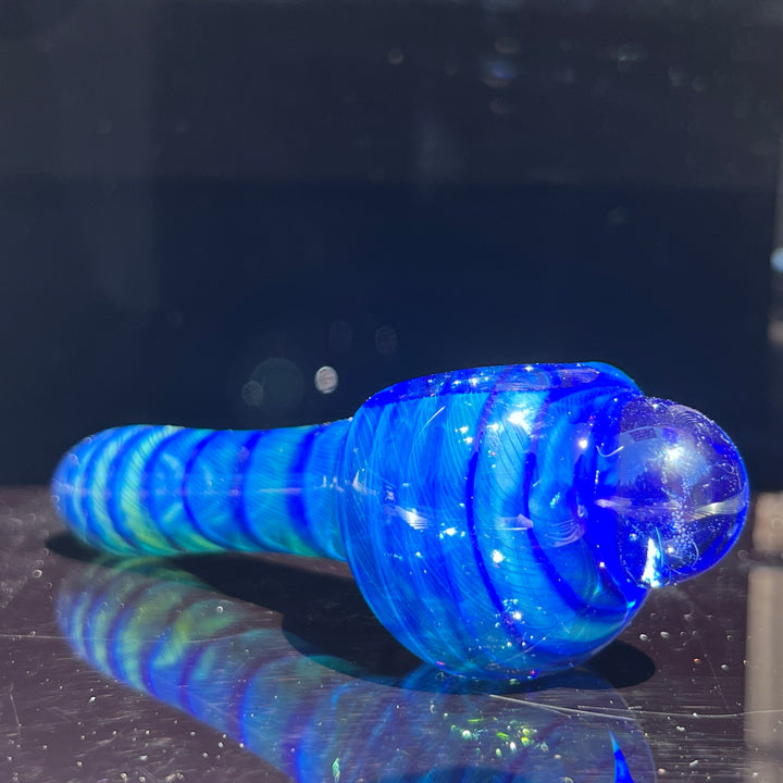 Tahoe Blue Coil Glass Pipe Glass Pipe Schutz Glass   