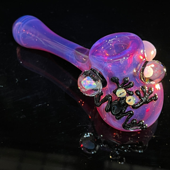 Opal Frog Hammer Glass Pipe Beezy Glass   