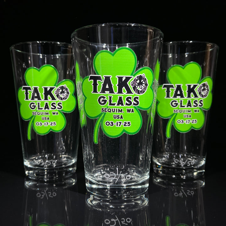 St. Patrick's 2025 Day Pint Glass Home Tako Glass