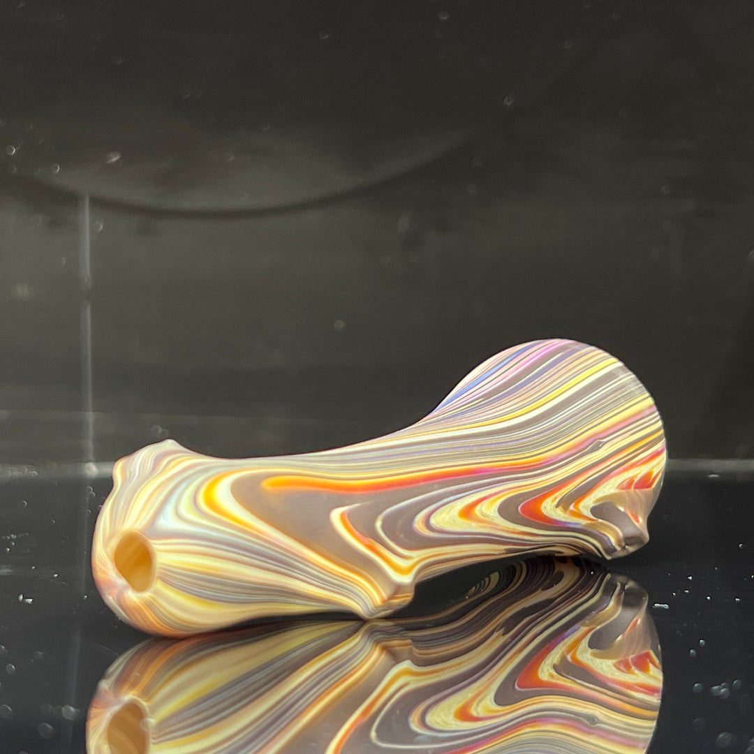 Wood Grain Chillum Glass Pipe Wazoo Glass