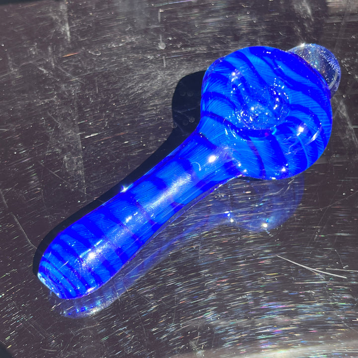 Tahoe Blue Coil Glass Pipe Glass Pipe Schutz Glass   