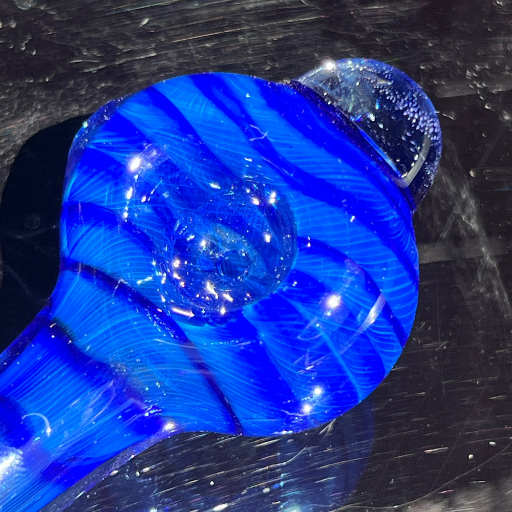 Tahoe Blue Coil Glass Pipe Glass Pipe Schutz Glass   