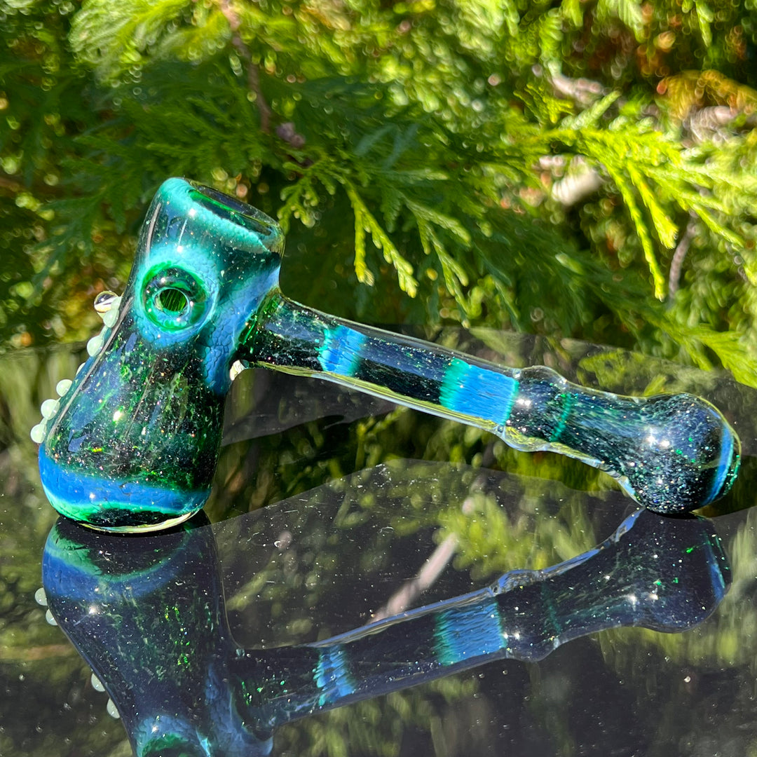 Exp Green Frog Bubbler Glass Pipe Beezy Glass   