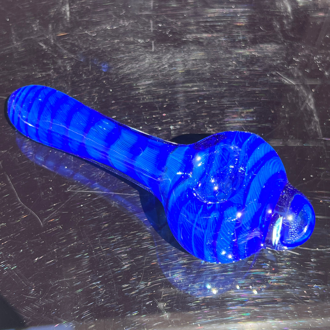 Tahoe Blue Coil Glass Pipe Glass Pipe Schutz Glass   