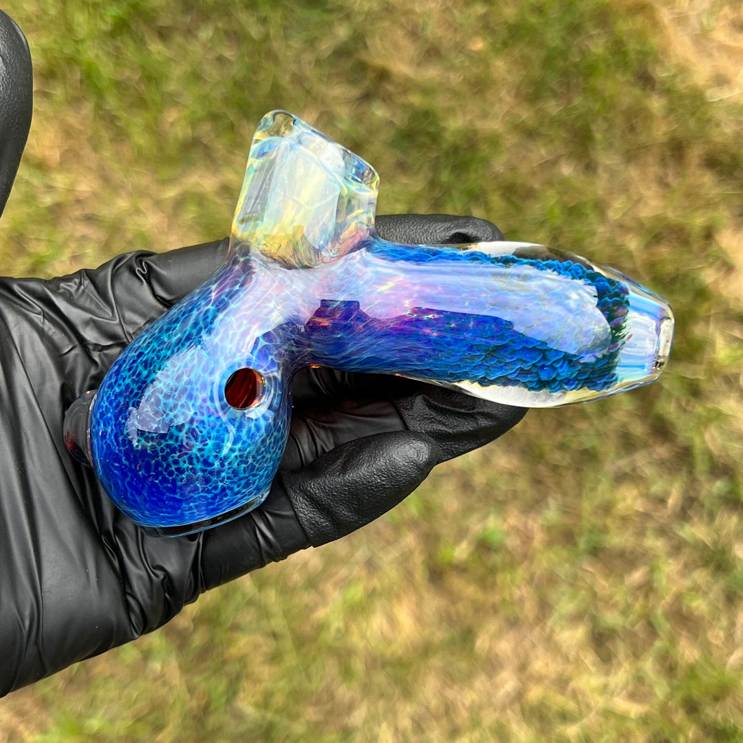 Purple Nebula Drop Hammer Glass Pipe Tako Glass   