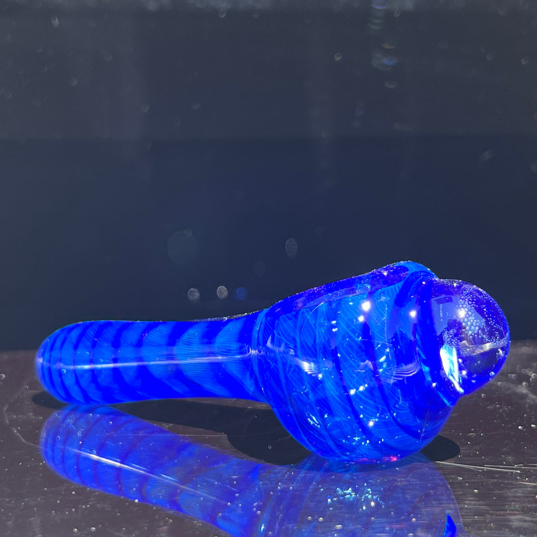 Tahoe Blue Coil Glass Pipe Glass Pipe Schutz Glass   