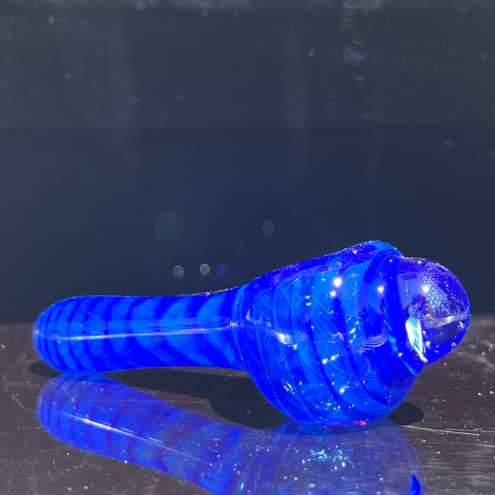 Tahoe Blue Coil Glass Pipe Glass Pipe Schutz Glass   