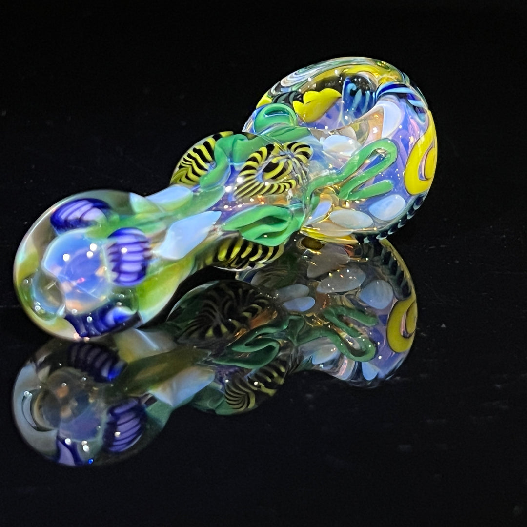 Color Inside Out Spoon 11 Glass Pipe Tiny Mike   