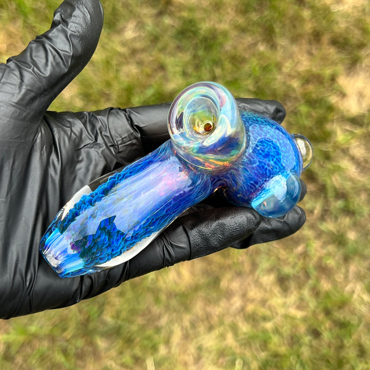 Purple Nebula Drop Hammer Glass Pipe Tako Glass   