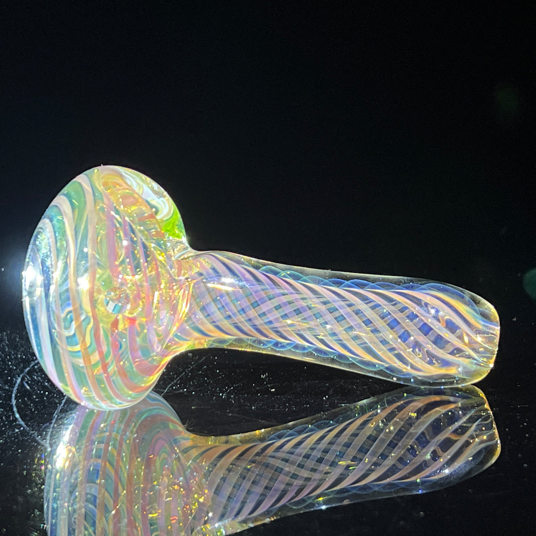 Thick Fume Pipe Green Slyme Marble Glass Pipe Chuck Glass   